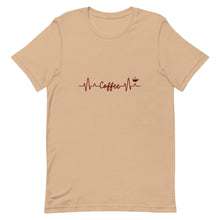 Load image into Gallery viewer, Coffee Heartbeat | Unisex t-shirt
